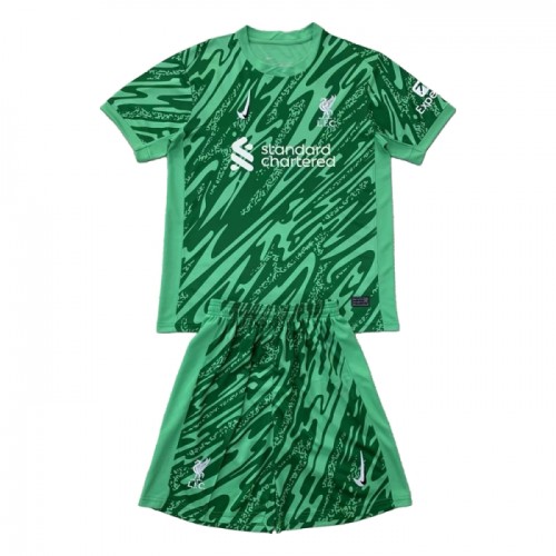 Liverpool Voetbaltenue Doelman 2024-25 Groene - Kind Liverpool Voetbaltenue Doelman 2024-25 Groene - Kind